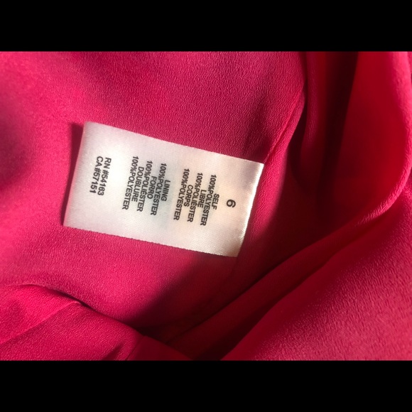 Gray & Hot Pink Floral Keyhole Dress - Picture 7 of 9